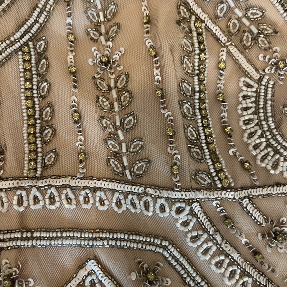 Anthropology BHLDN Long Dress Beaded - Picture 3 of 10